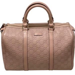 Gucci Guccissima pink Boston Joy Satchel Bag